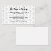 Thema Franse bakkerij Fleur de List Visitekaartje (Voorkant / Achterkant)