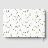 thema groen bos gastenboek (Achterkant)