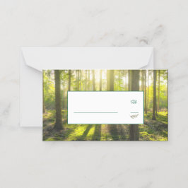 thema groen bos plaatskaartje