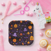 Thema Halloween Papieren Bordje (Feest)