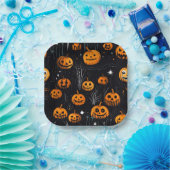 Thema Halloween Papieren Bordje (Feest)