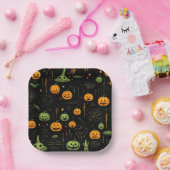 Thema Halloween Papieren Bordje (Feest)