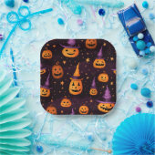 Thema Halloween Papieren Bordje (Feest)