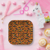 Thema Halloween Papieren Bordje (Feest)