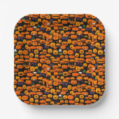 Thema Halloween Papieren Bordje (Voorkant)