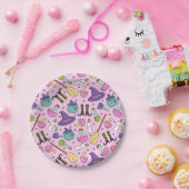 Thema Halloween Witches Papieren Bordje (Feest)