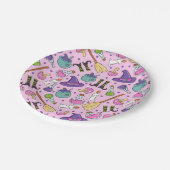 Thema Halloween Witches Papieren Bordje (Gekanteld)