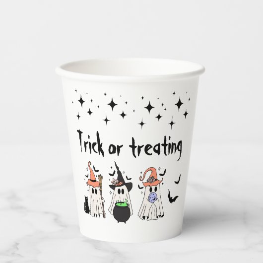 Thema: Heksen Papieren Bekers (Voorkant)