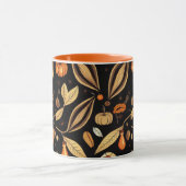 thema herfstblad patroon mok (Midden)