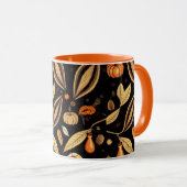 thema herfstblad patroon mok (Voorkant rechts)