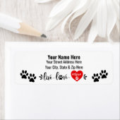 thema hondenredding etiket (Insitu)