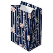 Thema honkbal medium cadeauzakje (Voorkant Gekanteld)