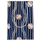 Thema honkbal medium cadeauzakje (Achterkant)