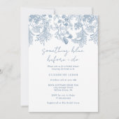 Thema Iets blauw voordat ik Vrijgezellenfeest doe Kaart (Voorkant)