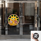 Thema ijs - Lekker! Raamsticker (Kantoordeur)