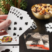Thema ijshockey speelkaarten dek (Insitu)
