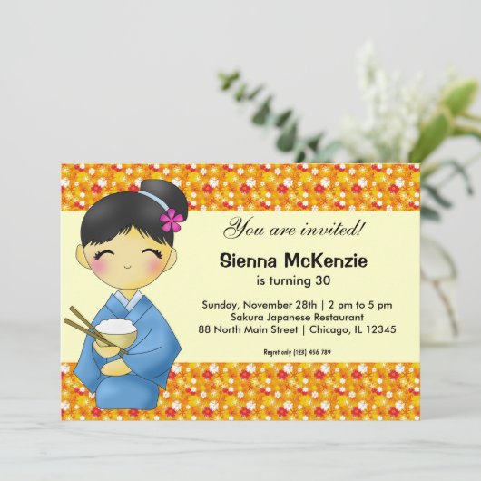 thema Japanse feestdag Kaart (Staand voorkant)