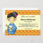 thema Japanse feestdag Kaart (Voorkant / Achterkant)