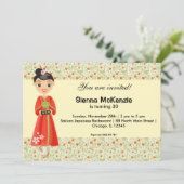 thema Japanse feestdag Kaart (Staand voorkant)