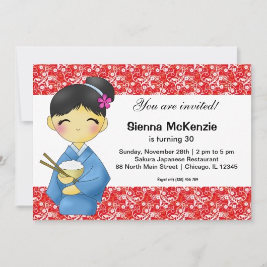 thema Japanse feestdag Kaart (Voorkant)