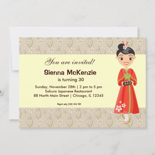 thema Japanse feestdag Kaart (Voorkant)