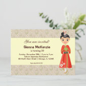 thema Japanse feestdag Kaart (Staand voorkant)