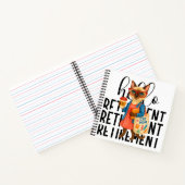 Thema kattenpensioen voor Lunchdame  Notitieboek (Binnen)