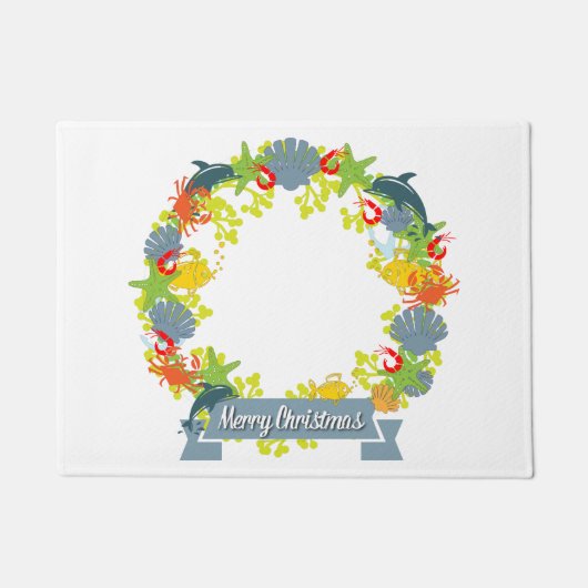 Thema kerst — Kustdoormat Deurmat (Voorkant)