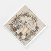  thema Kerstmis Napkin-set (50) Servet (Hoek)