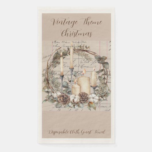  thema Kerstmis Servet (Voorkant)
