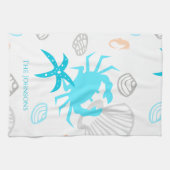 Thema Keukenhanddoek Nautische Kuststrand (Horizontaal)