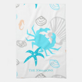 Thema Keukenhanddoek Nautische Kuststrand (Verticaal)