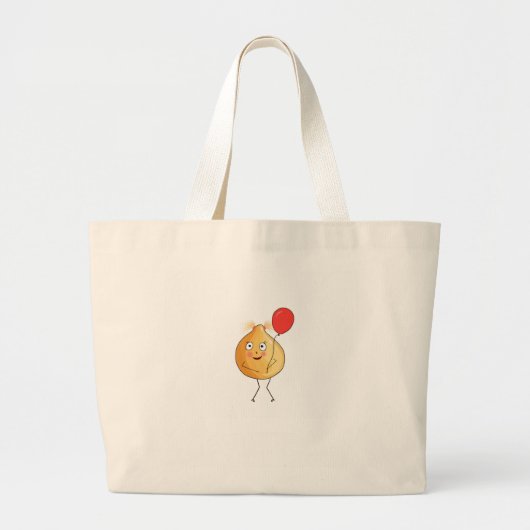 Thema kikkererwt, kikkererwt ontwerp grote tote bag (Voorkant)