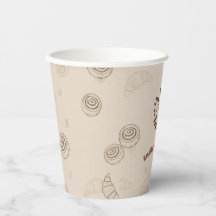 Thema Koffie Papieren Beker Kaneelrol Baby Shower