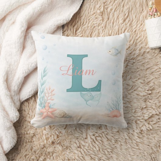 Thema Kussen voor Babykamer met Zee (Deken)