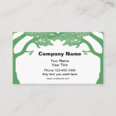 Thema Landschafterbomen Visitekaartje (Voorkant)
