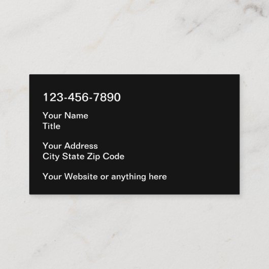 thema loopvlak autobanden visitekaartje (Achterkant)