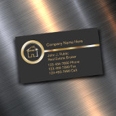 Thema makelaar in onroerend goed visitekaartje magneet