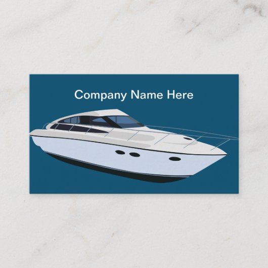 Thema Marine Boot Visitekaartje (Voorkant)