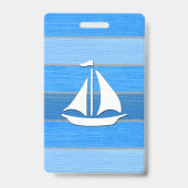 Thema maritieme vormgeving badge (Achterkant)
