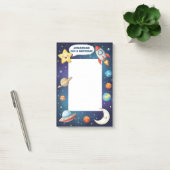 Thema Mitzvah naar het Heelal gepersonaliseerd Post-it® Notes (Kantoor)
