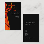 Thema | Modern procureur bij wet Visitekaartje (Voorkant / Achterkant)