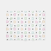 Thema Moppige Kat Fleece Deken (Voorkant (Horizontaal))