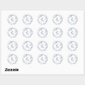 Thema: naar de ruimte ronde sticker (Vel)