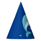 Thema Narwhals Ocean Cute 1st Birthday Feesthoedjes (Links)