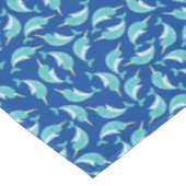 Thema Narwhals Ocean Cute 1st Birthday Tafelkleed (Gekanteld)
