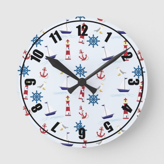 Thema Nautiek Ronde Klok (Voorkant)