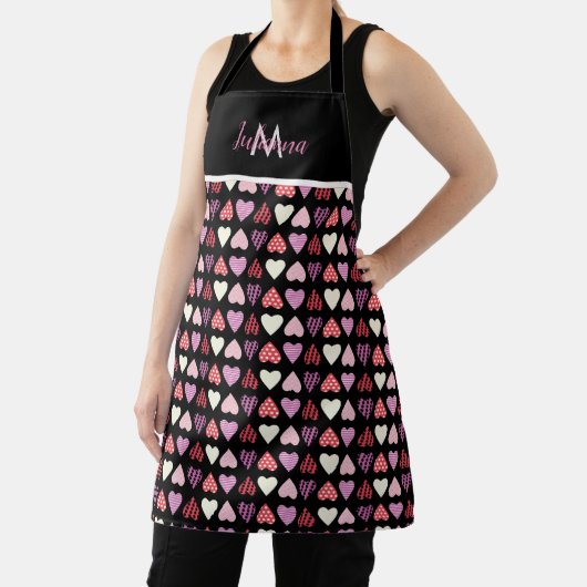 Thema op dag van valentijn Heart Pattern Apron Schort (Insitu)