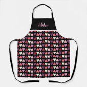 Thema op dag van valentijn Heart Pattern Apron Schort (Voorkant)