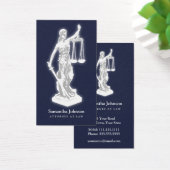 Thema | Openbaar aanklager bij Law Midnight Blue Visitekaartje (Bureau)